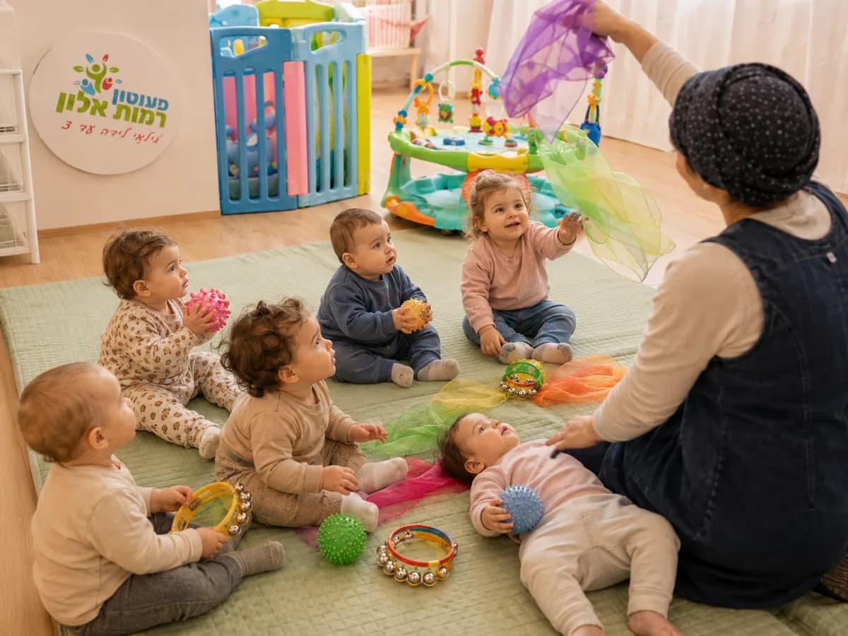 איור: ליווי התפתחותי לתינוקות